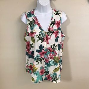 Women’s Floral Blouse Size M